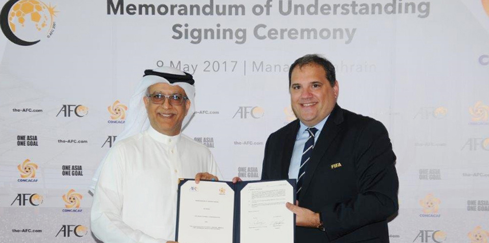 CONCACAF signs Memorandum of Understanding with AFC to Support Football Growth